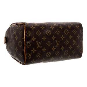 Louis Vuitton Speedy 25 Classic Monogram Canvas and Leather Duffle